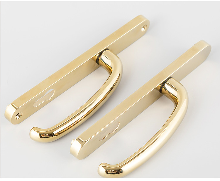 Stainless Steel Door Handle 200A PVD Titanium Machine