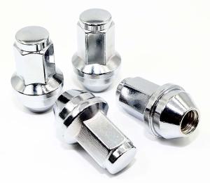 Quality 2 Inch Chrome Large Acorn Seat Lug Nuts Carbon Steel For Ford F-150 Expedition wholesale
