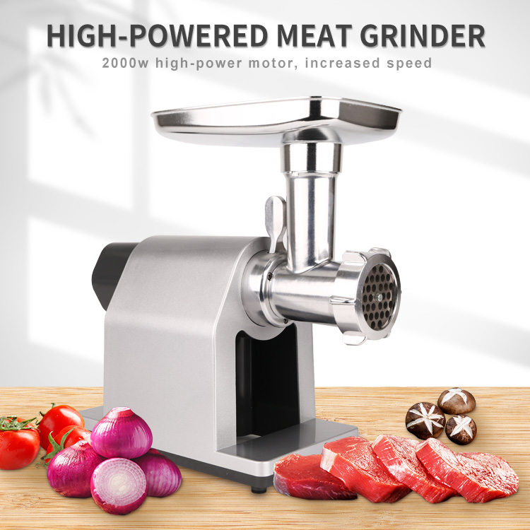 2000W high capacity meat grinder food cutter industrial or commercial use