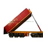 2 axles 3 Axles Hydraulic Rear Dump Semi Trailer 30 ton 60 ton U shape