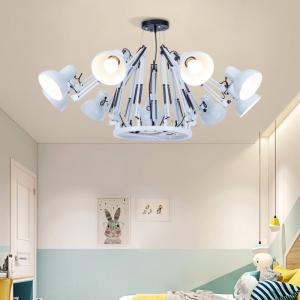 Quality LED black spider chandelier Long Lighting Loft Living Room dining room Industrial chandelier(WH-VP-84) wholesale
