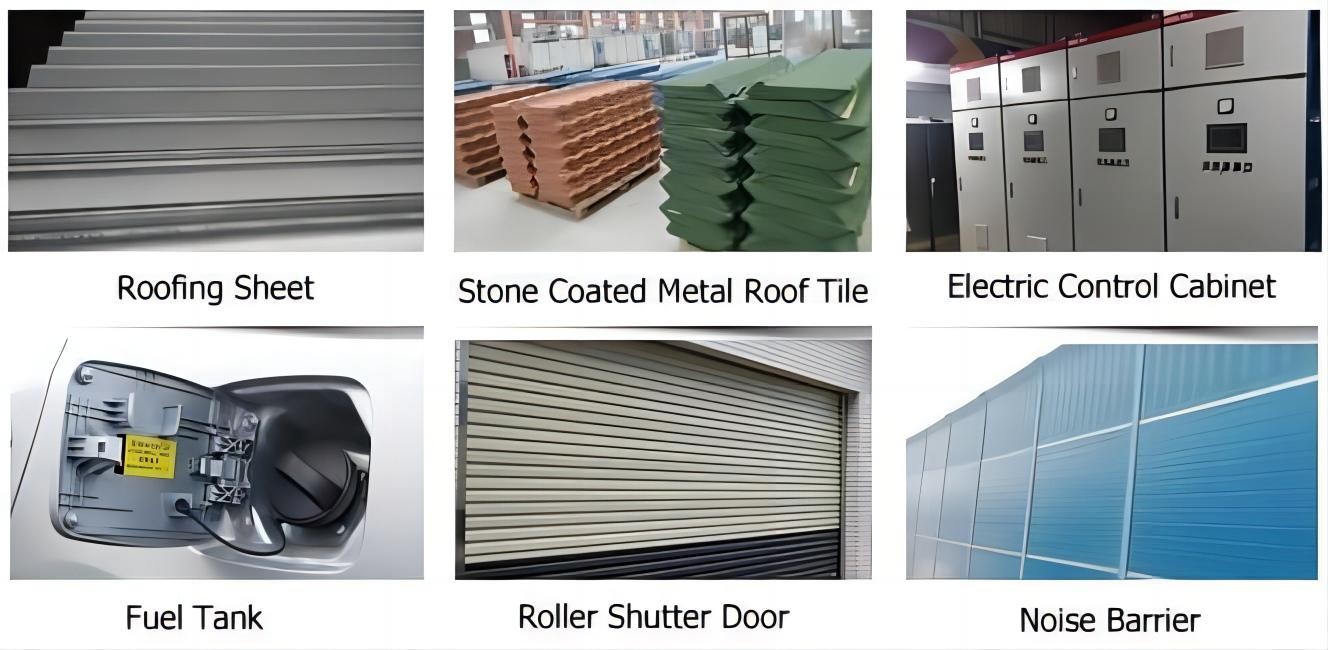 Zincalume Steel Painted Galvalume Coil Anti Finger Printing Surface