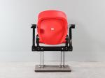 HDPE Plastic Stadium Chair With Cupholder