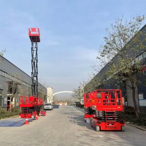 Quality Full Self Propelled Easy Lift Aerial Platforms Of 8 Meters Configuration Sheet wholesale