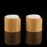 Innner Gasket 50g Stackable Bamboo Wooden Cosmetic Jars