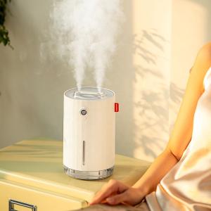 Quality USB 4000mah Battery Powered Humidifier Ultrasonic 1100ml Desktop Air Humidifier wholesale