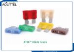 PA66 Auto Blade Fuse , Automotive Industry ATOF 32V Series ATOF Medium Blade
