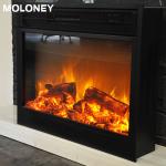 750mm 30inch Wood Mantel Fireplace Glass 3D Charming Flame Smart