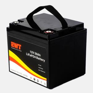 Quality Bicycles 12V Lithium Iron Phosphate Battery 50Ah LiFePO4 Battery Replacement CE wholesale