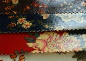 Quality 12OZ Transparent PVC Coated Cotton Canvas / Printed With PVC Fabric For Bags wholesale