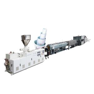 Quality PVC Pipe Extrusion Machine With HYZS80/173 Conic Twin Screw Extruder wholesale