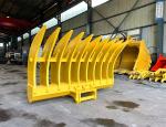 Steel Casting Excavator Rake Bucket For Mini Excavator Cat320 PC200