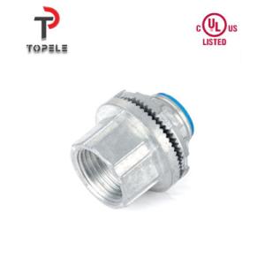 Quality UL Standard Threaded Conduit And Fittings Rigid Zinc Watertight Hub Connector wholesale