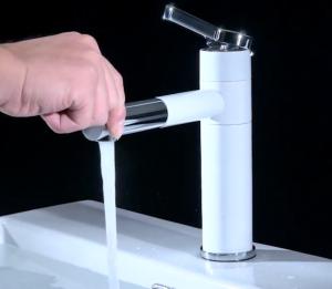 Quality ABS Handle Chrome Pull Out Spray Tap Exposed Wall Mount wholesale