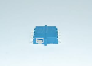 Quality LC blue 4 core Fiber Optic Adapter For Telecommunications , Optical Networks wholesale