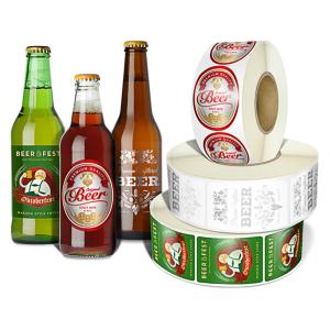 Quality Vinyl Matt Paper Food And Beverage Labels Wine Private Label wholesale