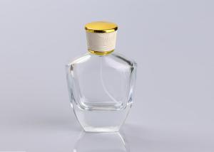Quality 30ml Clear Glass Perfume Bottles Golden And Silver Caps Customize Sprayer wholesale