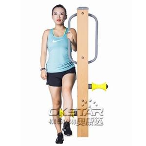 Quality outdoor fitness equipments WPC materials based leg massager wholesale