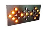 Solar LED arrow board signage