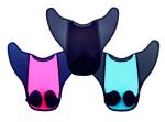 Lightweight Mermaid Monofin Swimming Stretchy Comfortable High Durability