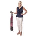 Space Saver Medical Folding Walker For Adult Travel Walking Aids 400lbs