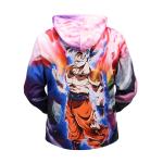 SGS Custom Anime T Shirts Round Neck Hoodie With Front Pocket / 3D Printed