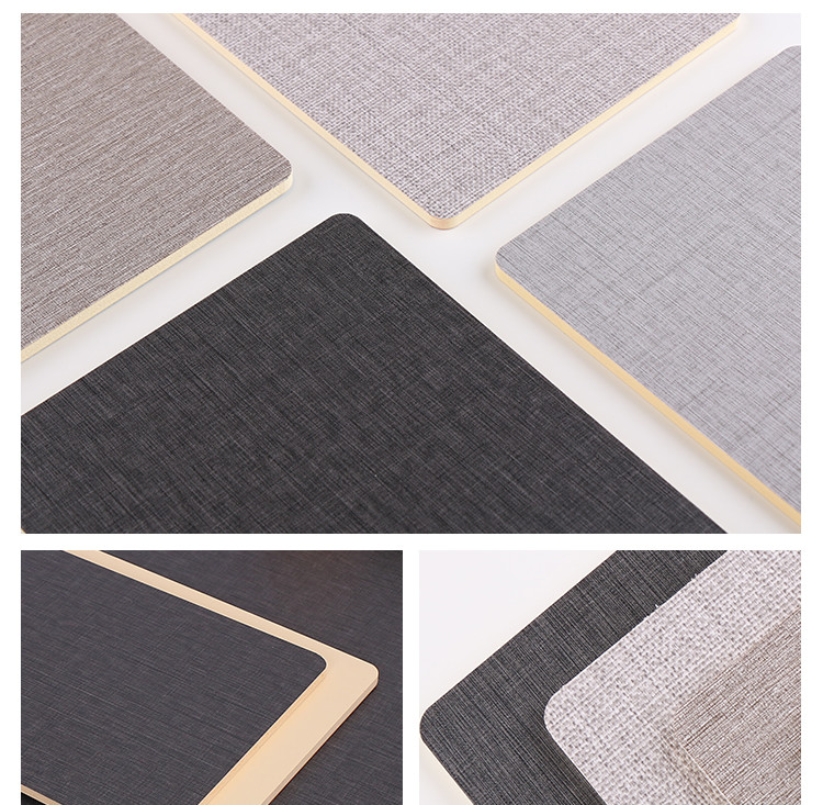 Soundproof Acoustic Fabric Bamboo Fiber Wall Panel ECO Friendly