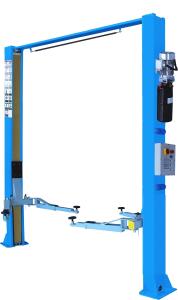 Quality 220V 1PH 2 Post Clear Floor Car Lift For Garage Electrical Lock Release wholesale