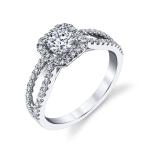Customized Classics Jewelry Lab Diamond Wedding Rings VVS Clarity Criss Cross