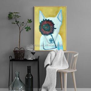 Quality OEM ODM Abstract Animal Oil Painting On Canvas Wall Art Decor Modern Textured wholesale
