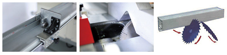 UPVC window making machine.Mullion and v cutting machine