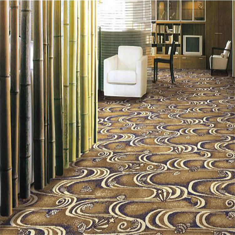 Classical Floral Wilton Carpet Cut Pile Pattern Machine Tufted Technics