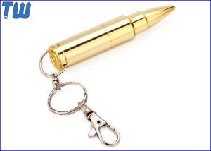 Quality Best Price Customized Keychain Bullet Disk Storage 128GB USB Thumbdrive wholesale