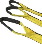 Eye To Eye Polyester Round Sling , Soft Round Sling Single Tube Sleeve