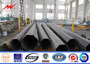 Quality 10m Height Bitumen Floodlight Pole For High Voltage Transmission Line wholesale