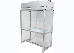 Quality Stainless Steel/Aluminum Work Surface Laminar Flow Hood Lab 1000-1200m3/h Fluorescent Lighting wholesale