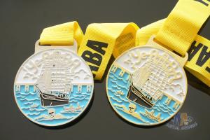 Quality Dragon Boat And Swimming Metal Gold Award Medals For Art Gifts Customized Shape wholesale