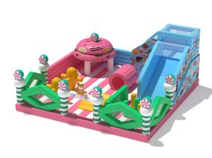 Quality Candy Park Magic Inflatable Castle Bounce House For Children wholesale