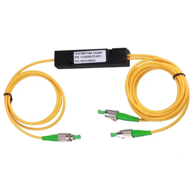1*2 Fiber Optic Splitter SC/UPC SC APC Connector G652D/G657A Single-Mode -40- 85C