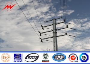 Quality Q235 Q345 Q460 10kv Galvanized Steel Pole For Distribution Line Project wholesale