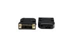 MINI DVI Fiber Video Converter 4 Fibers Optical Transmission