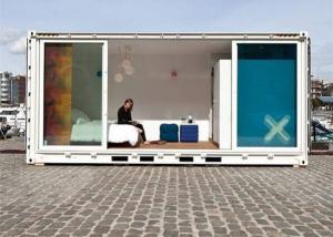Quality Household Two Doors 20gp Prefab Shipping Container House wholesale