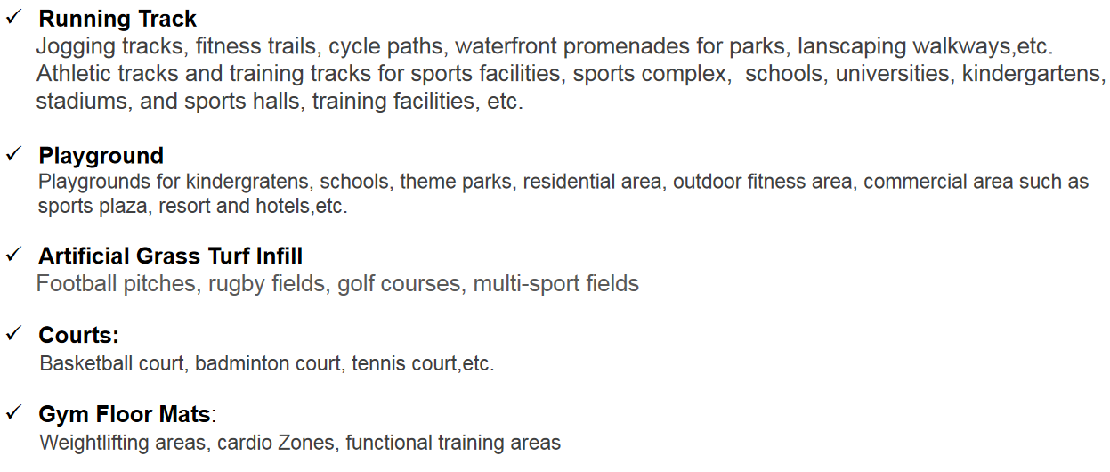 ProTrack ASTM Oval Competition Running Track Material EPDM Rubber Athletic Surface