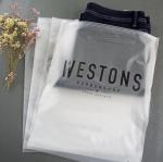 Eco Friendly Printing Plastic Zip Lock Packaging Bags for Clothes 0.08mm Custom