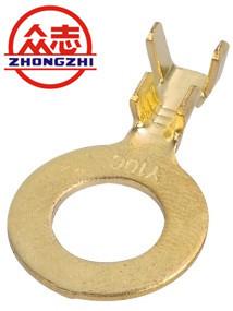 Quality Automotive Stamping Brass Cable Lug Terminal Long Service Life TS16949 Certification wholesale