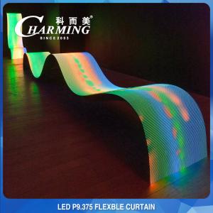 Quality Anti Collision Flexible LED Screen Wall Windproof No Flicker wholesale