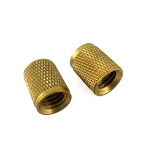 Quality Brass Knurled Threaded Insert Nut Wear Resistant With Customized Finish wholesale