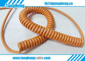 Quality Torsion Resistant Polyether TPU Jacketed Customized Spiral Cable wholesale