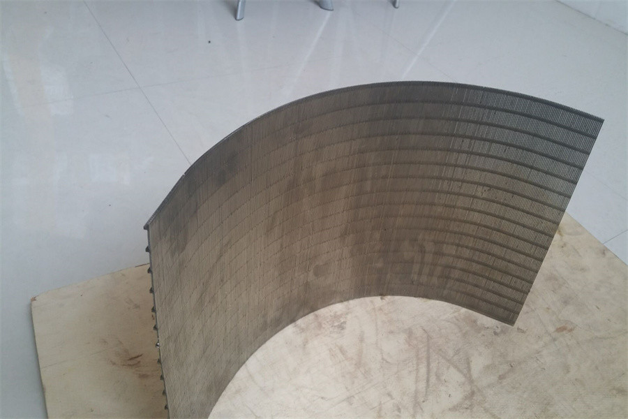 Wedge Wire Support Wire Flat Bed Panels Height 4.5X 5.5mm and Profile Wire 2.3*3.5mm