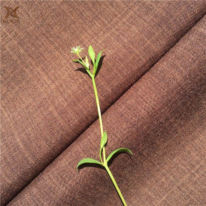 Soft and Flowing 170D Polyester Doris Yarn Plain Woven Linen Fabric for Summer Dress
